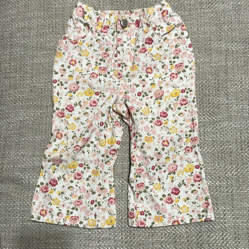 Gap baby girl floral pants 12-18m